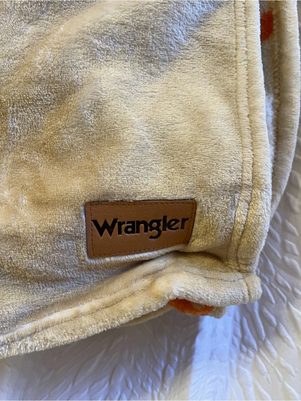 Wrangler Cowboy Skeleton Oversized Plush Throw Blanket 60x70 - NWT **